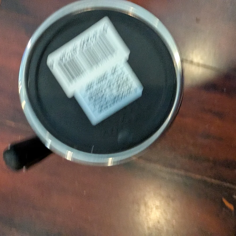 Thermos Black and Silver Insulated Mug
